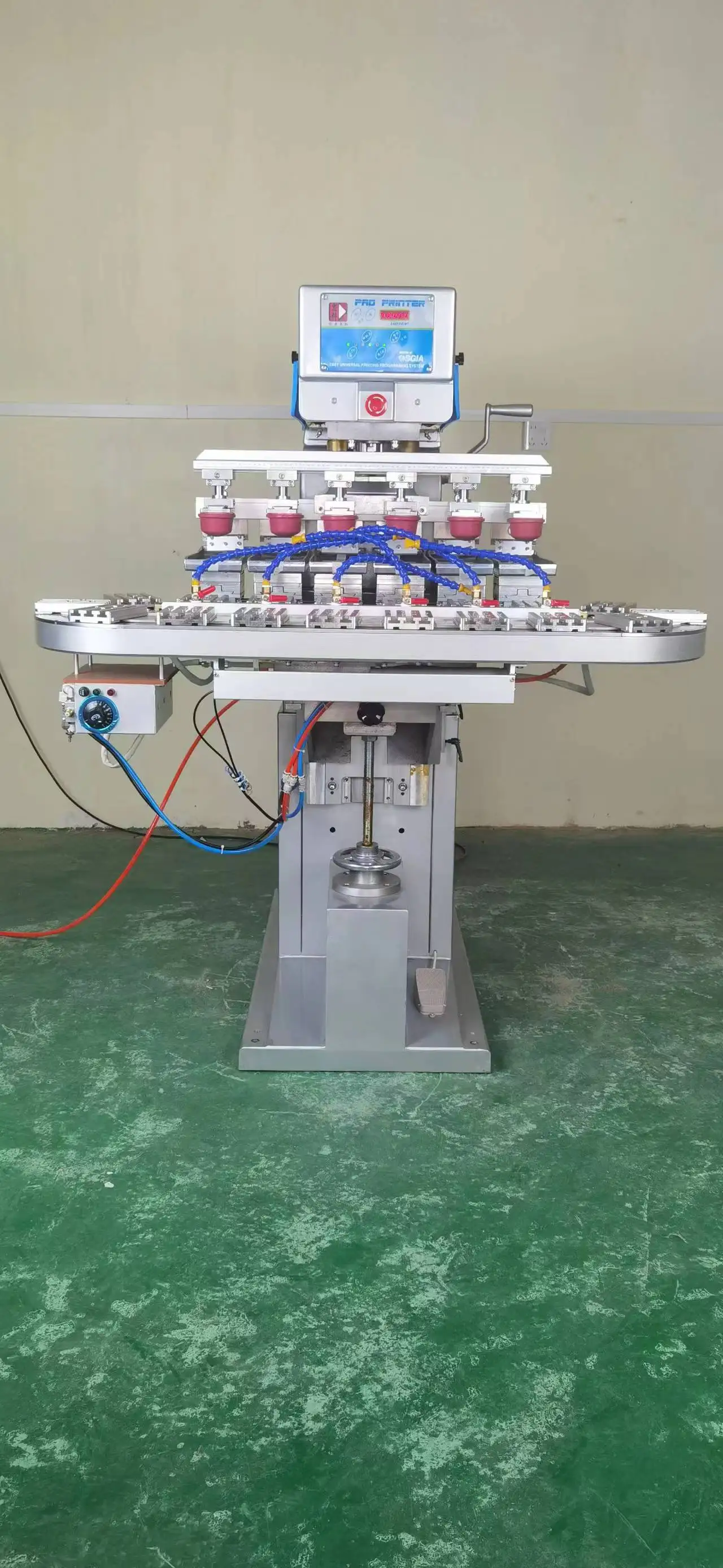 Classic 6 Color Pad Printer China Label Printing Machine for Small Business Label Printer