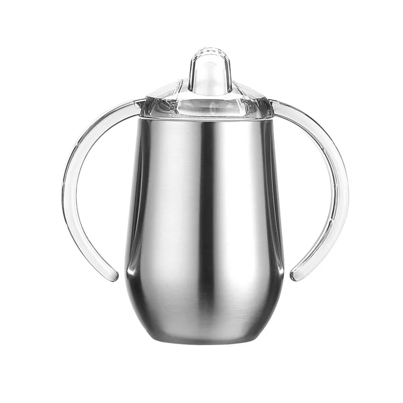 High Quality 10oz BPA Free 18/8 Double-layer vacuum insulation Stainless Steel Baby Sippy Cup