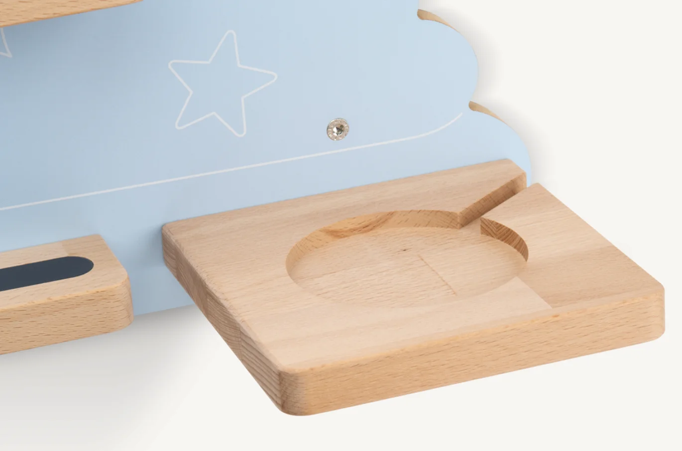 customized cloud Toniebox Starter Set Home Decorative Wall Mounted NEW wood Tonie Shelf in Cloud Design