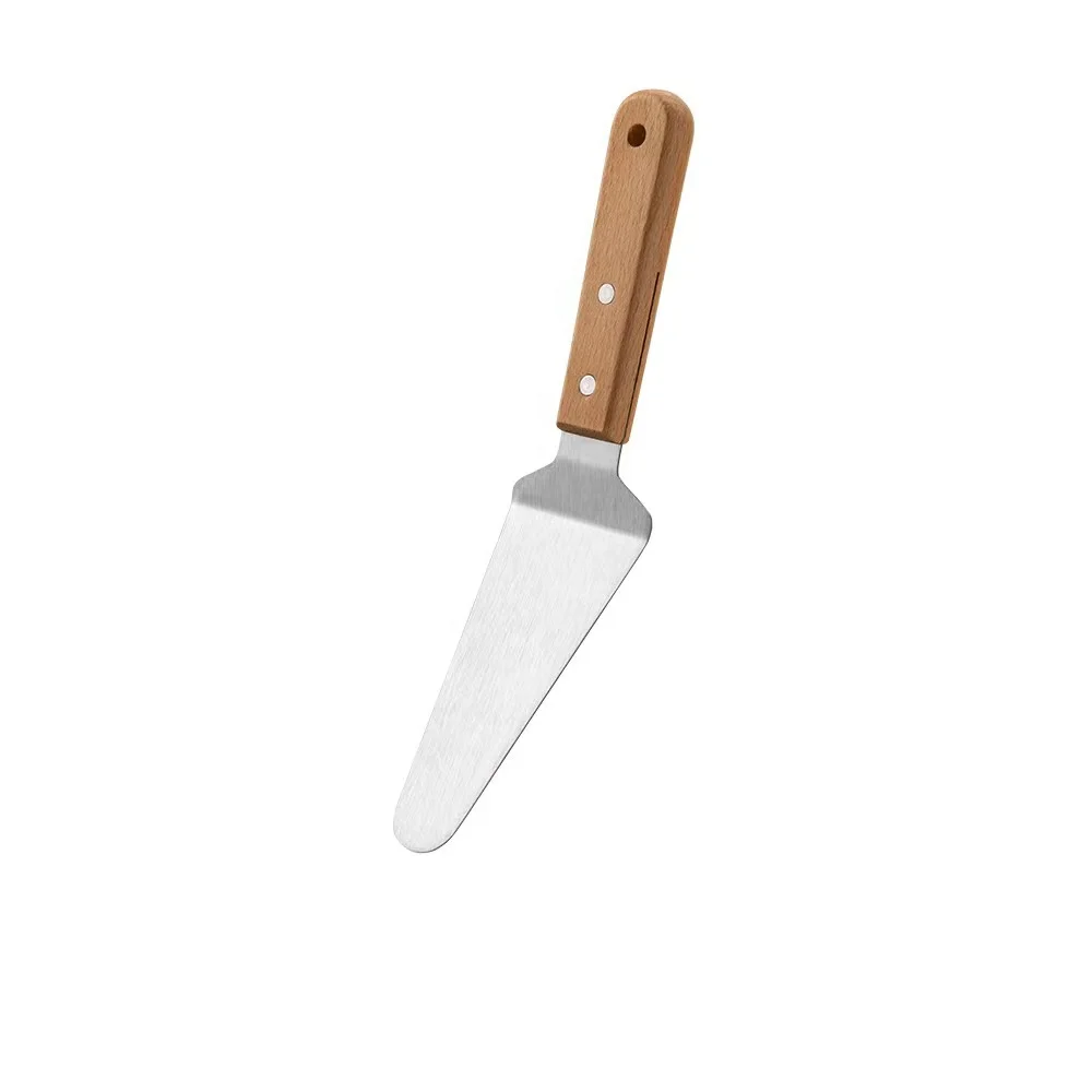 Hot Sale OEM Stainless Steel Pizza Peel Shovel with wooden Handle