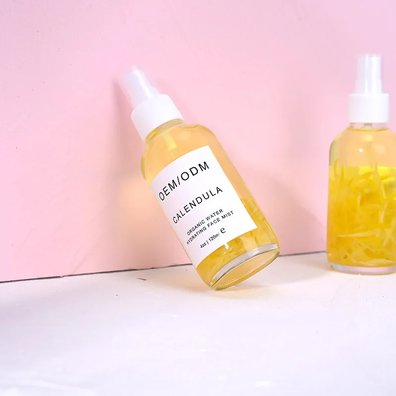 Factory Price Calendula Chamomile Calendula Toner 120ml Facial Softener Spray Toner Spray