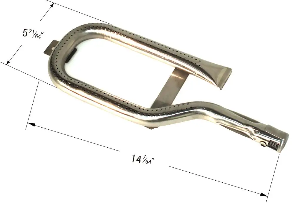 BBQ-Element Stainless Steel Grill Burner Tubes Replacement Replace parts Porcelain Steel Heat Plate