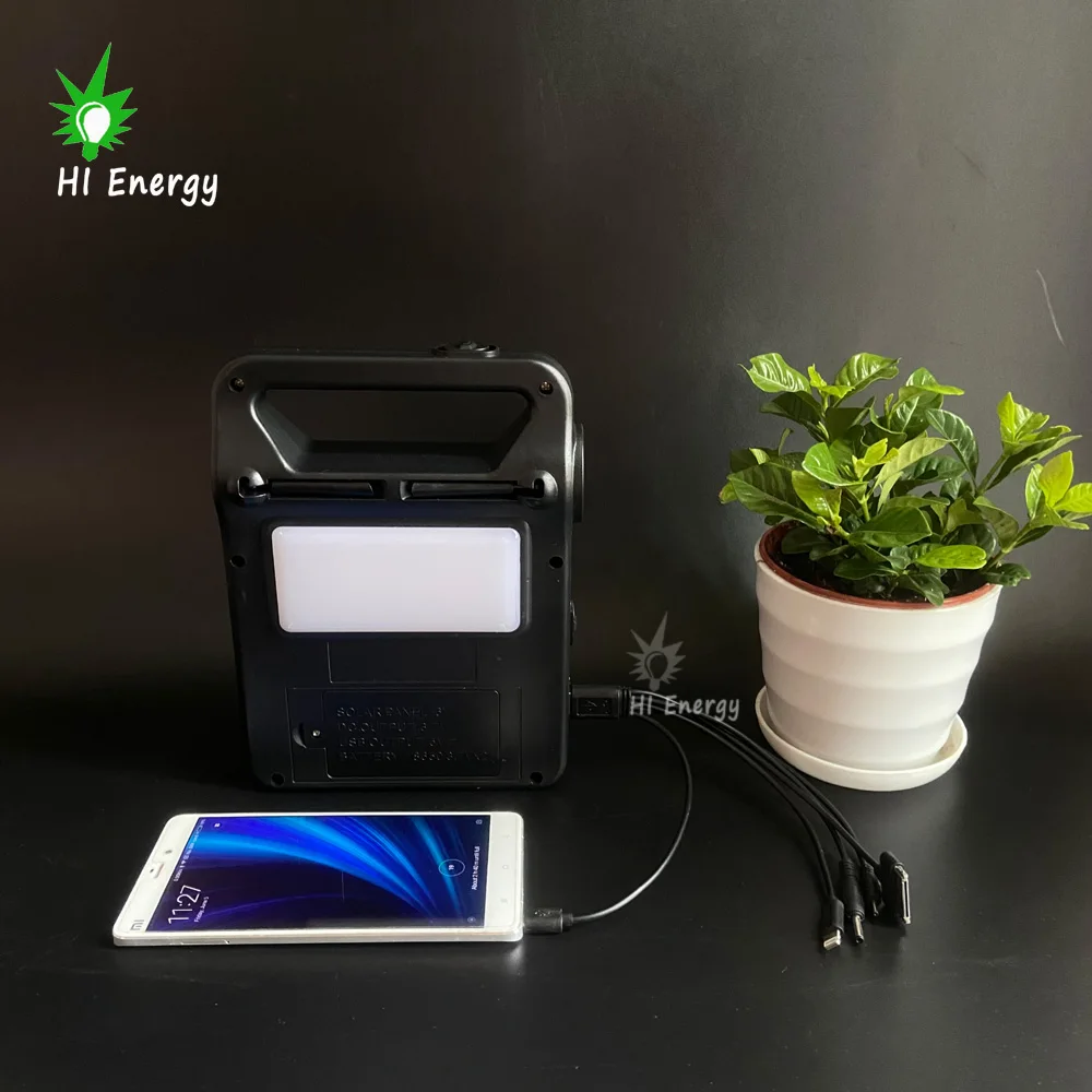  Складная мини-солнечная панель система для кемпинга фонарь с USB мобильный зарядный порт внешний