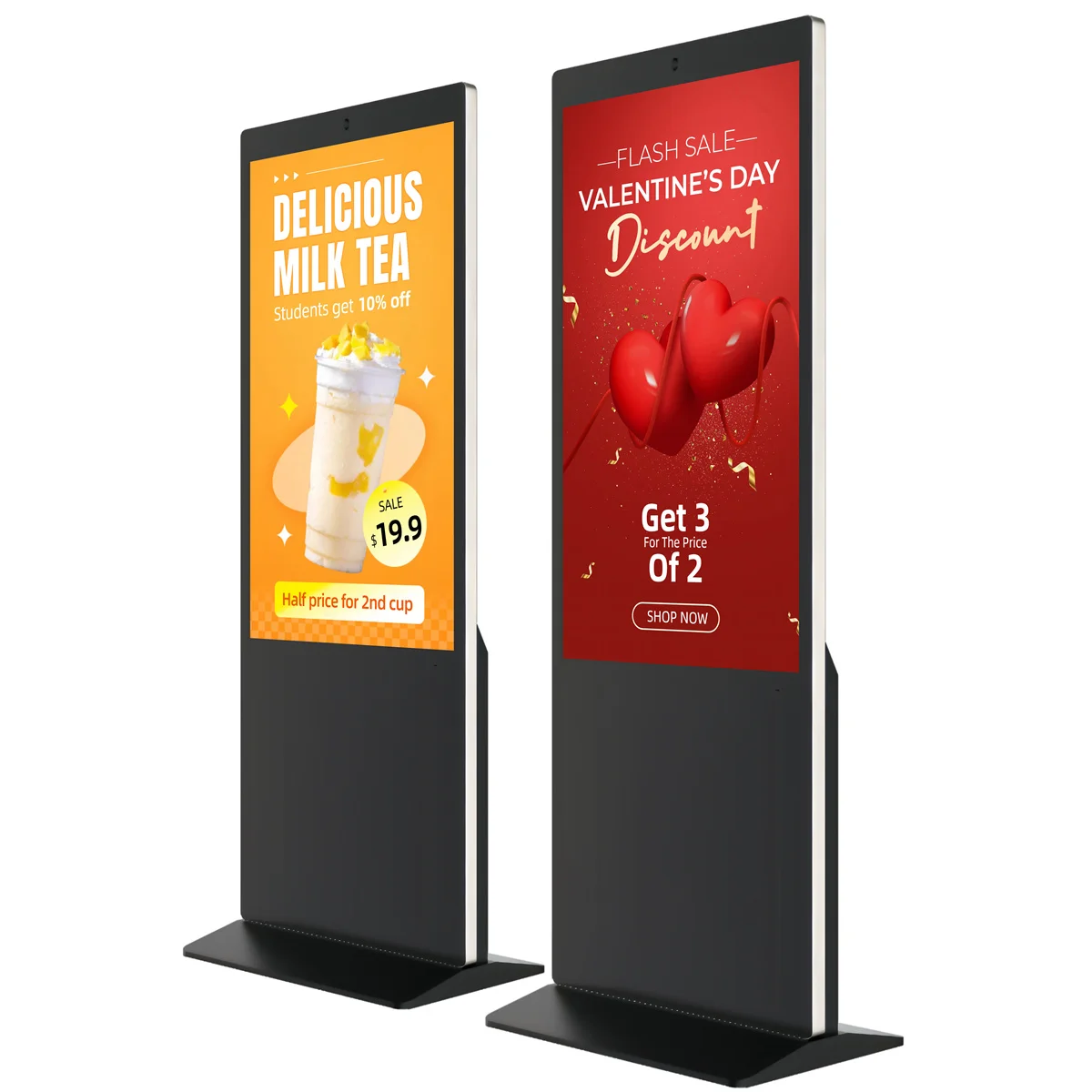 49Inch Vertical Monitor Display Digital Signage Machine Information Floor Stand Touch Kiosk 32Inch 43Inch Advertising Screen Lcd