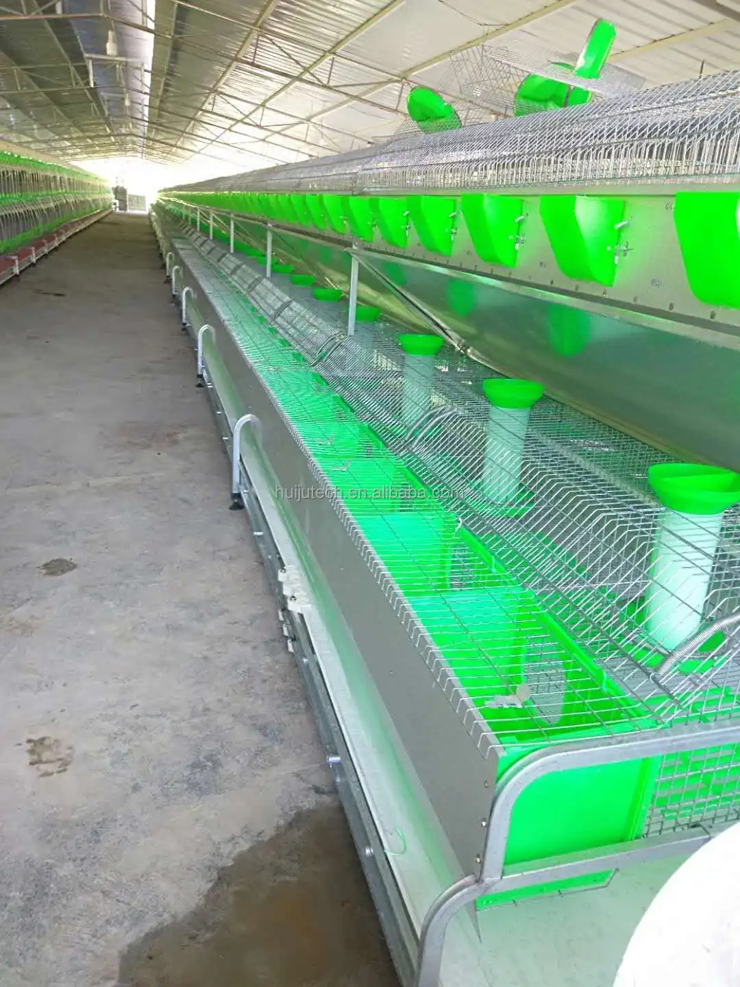 Stepped double-sided animal cages breeding mother baby rabbit cage HJ-HR 24 cells cell luxury rabbit cages