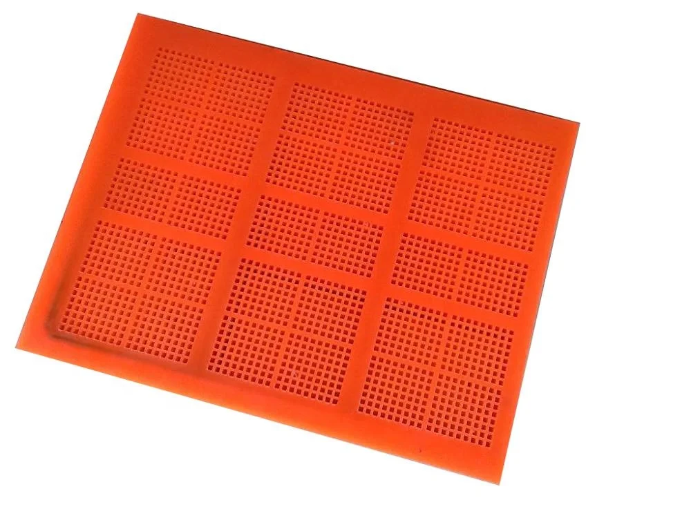 Wear resistant Polyurethane Screen Mesh PU screening cell for mining Shaking table