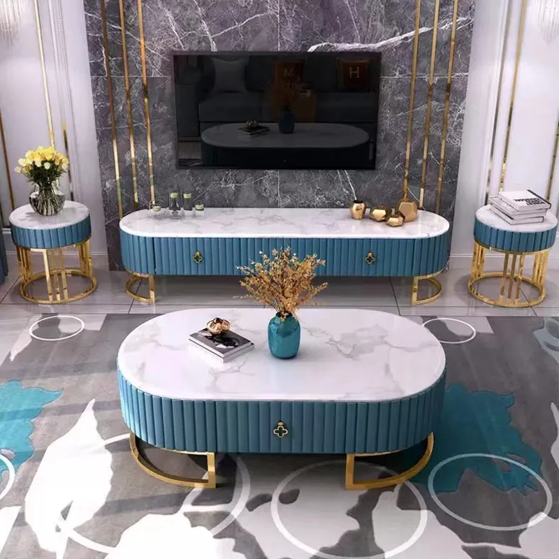 Living Room Home Furniture New Model Design TV Stand Television Cabinet Coffee Table Sets
