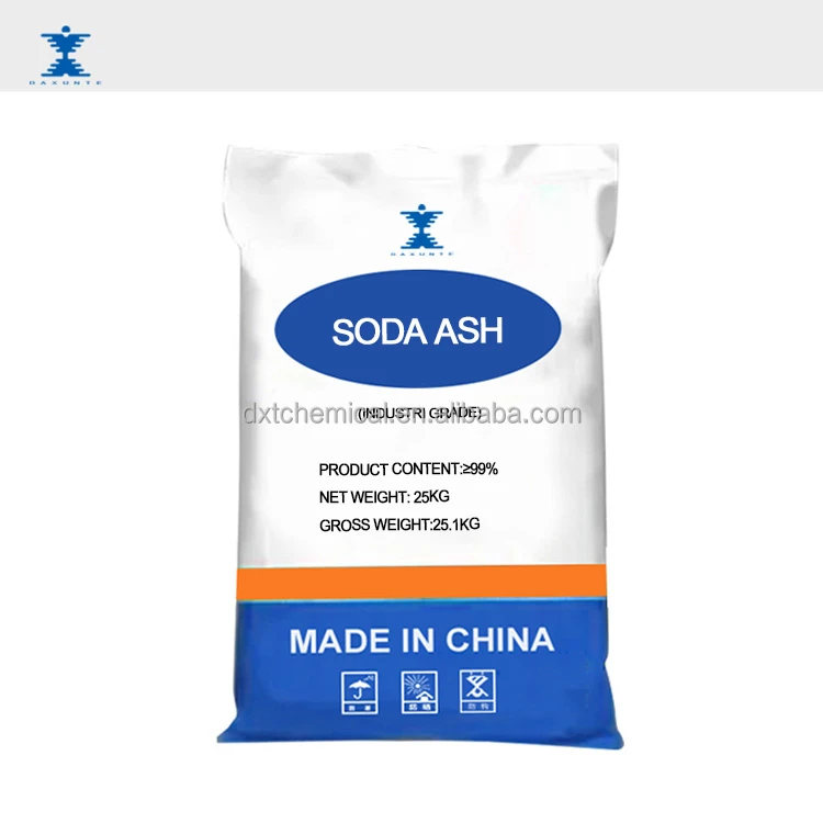 China factory Supply 99.2%min Soda Ash Light/dense Powder Na2co3  Sodium Carbonate