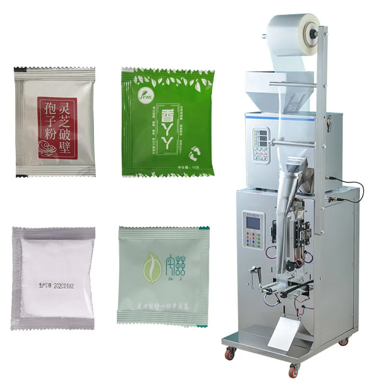 Automatic 2-200g Snack Food Pouch Mini Rice Powder Food Filling Popcorn Packaging Machines For tea bag Manufacturers