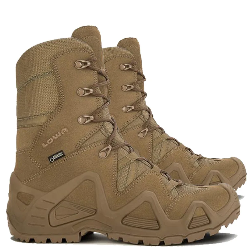 Теплая и хлопковая обувь для скалолазания, сапоги для улицы, фабричная обувь, европейские Тактические Сапоги lowa, Тактические Сапоги
