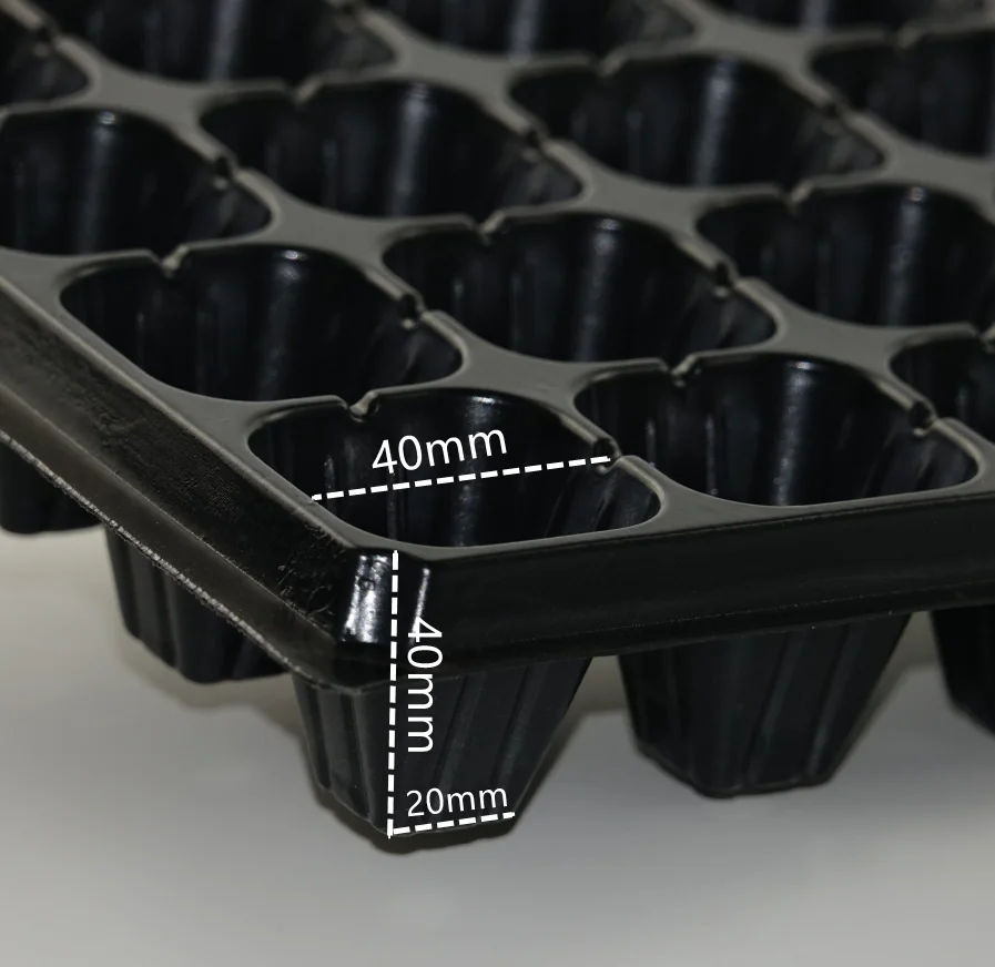 72 nursery cells  Factory Direct Produced High Quality Plastic Nursery Seedling Trays PET Seedling Trays Used Many Times