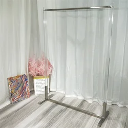2021 Simplicity Design Durable In Use Clear Acrylic Stand Coat Store Rack For Living Room