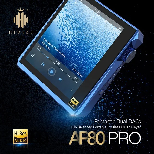 
HIDIZS AP80 PRO touch screen bluetooth mini lossless HI FI portable MP3 music player 