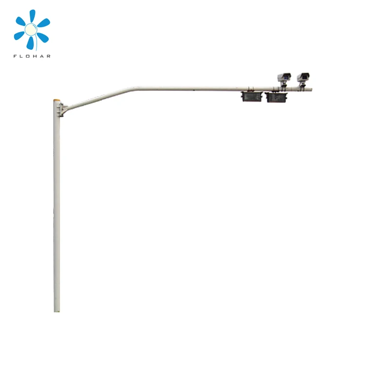 CCTV camera monitor traffic lighting pole with painting