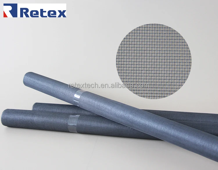 Manufacturer ready to ship 18X16 mesh black 1m*100m in rolls window screening mosquito netting door bug net