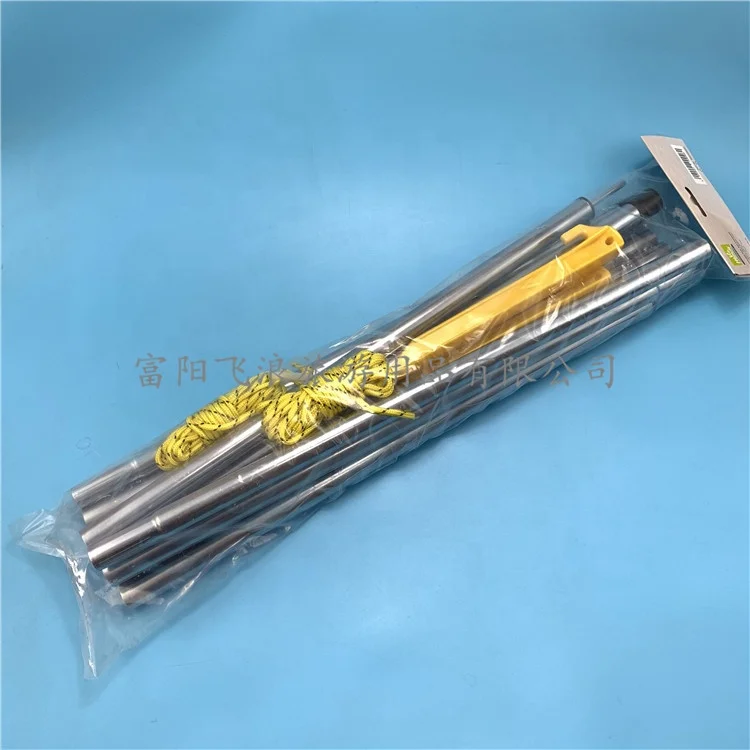 
Outdoor Camping Folding Steel Tent Poles Tent Pegs Tool Kit Accessories Set 