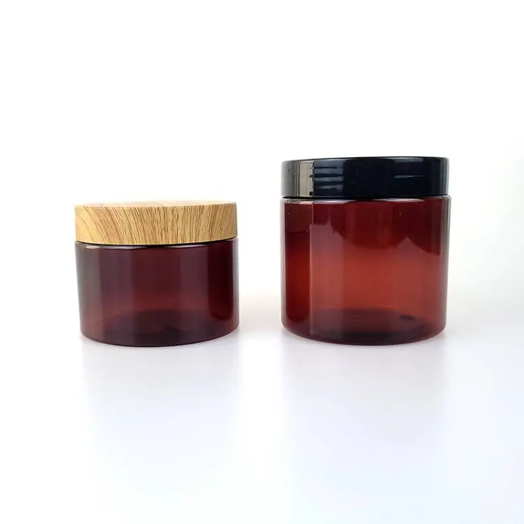 150ml container with bamboo lid  8 oz Empty Body Scrub Container Body Butter Jar with bamboo lid