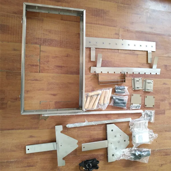 Premium Stainless Steel Russian Shashlik Kebab Skewer Set Cyprus Grill Top Rotisserie Barbecue