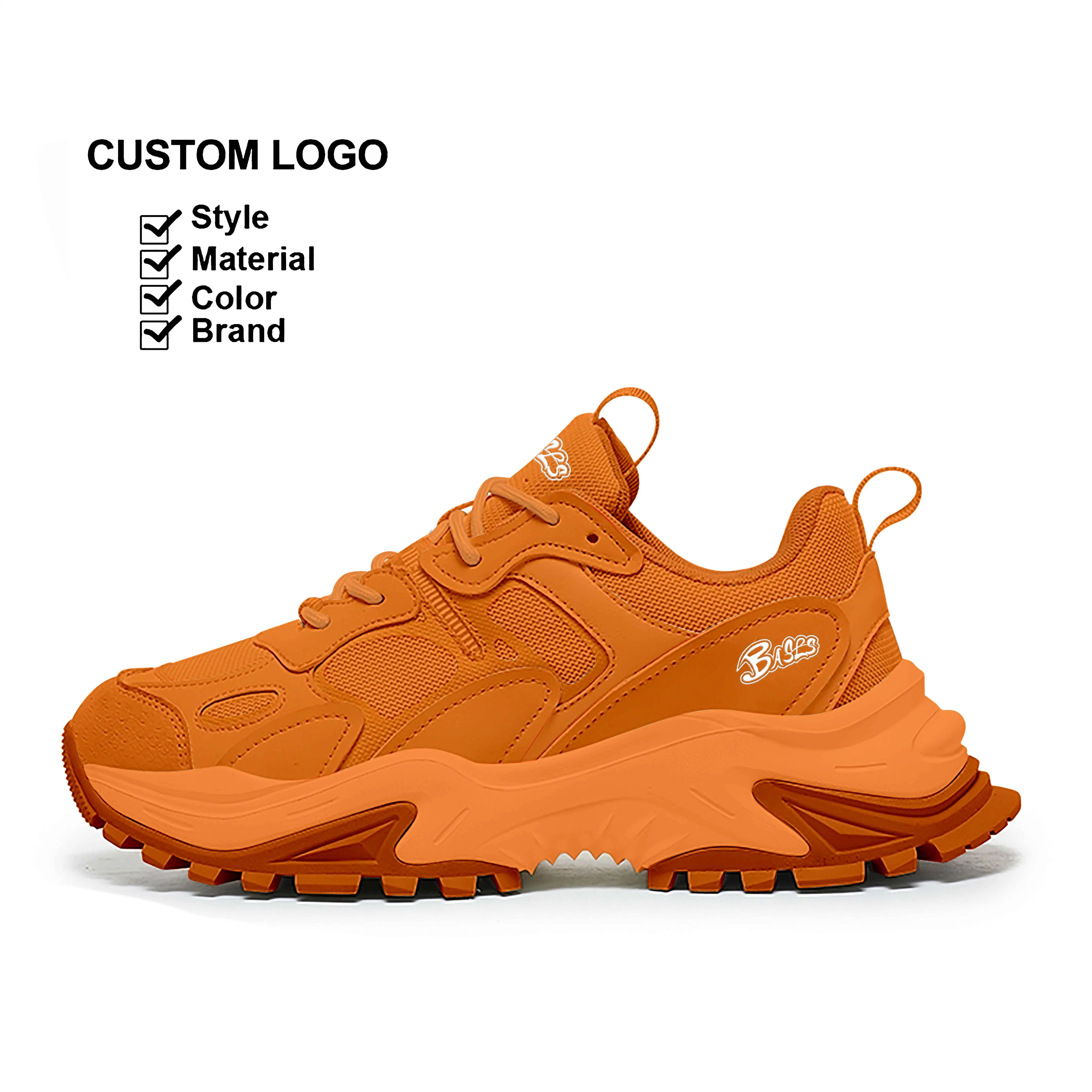 2024 Custom Sneakers Shoes New Style Logo Design High Quality Logo Brand Men Sport Running Shoes