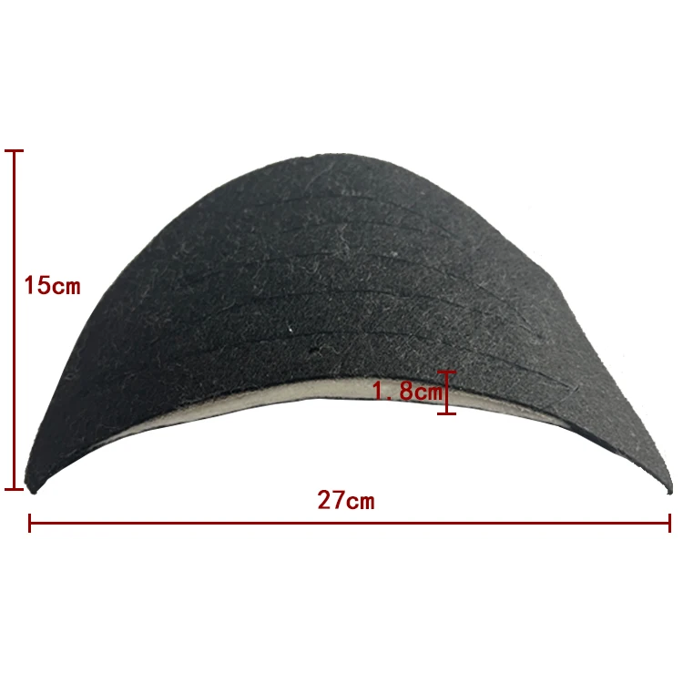 2022High quality Hair Canvas Men Suits Shoulder Pads with Cotton Factory price Anti slip
