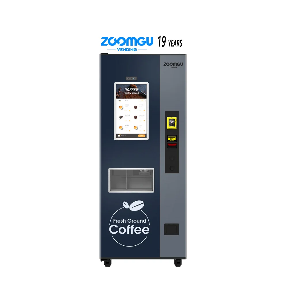 Zoomgu Chinese Factory Coffee Dispenser Machine Automatic Coffee Espresso Vending Machine Malaysia