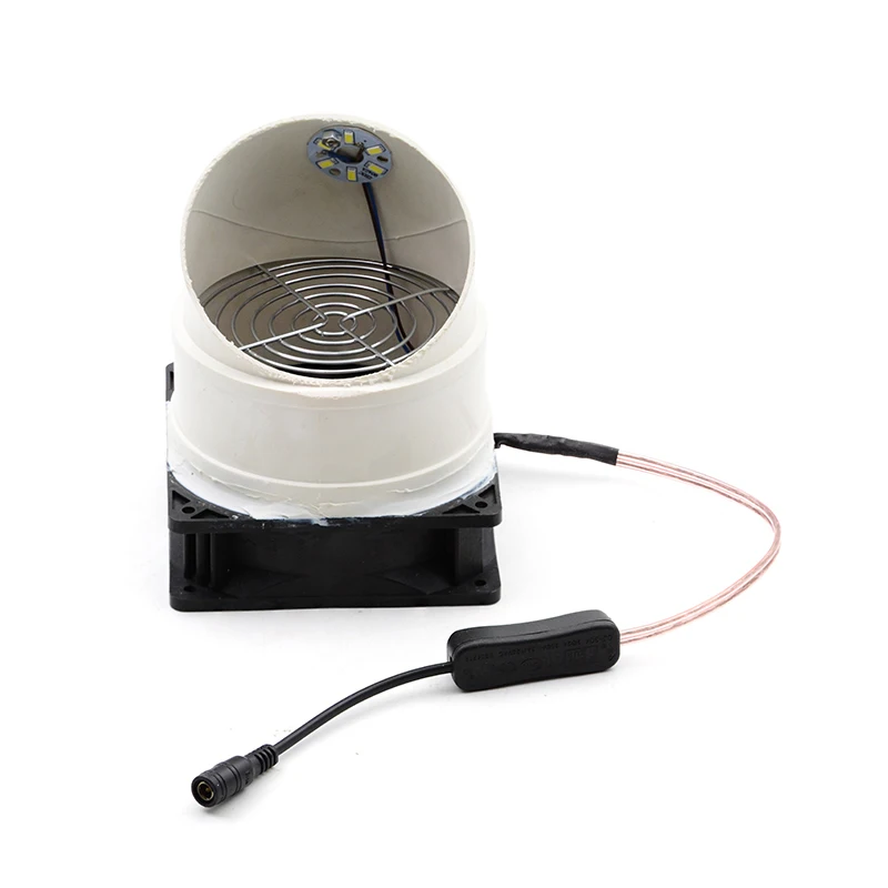 Powerful Plexiglass Cover Exhaust Fan Carving Polishing Powder Suction Machine Jewelry Exhaust Fan Gold Powder Suction Machine