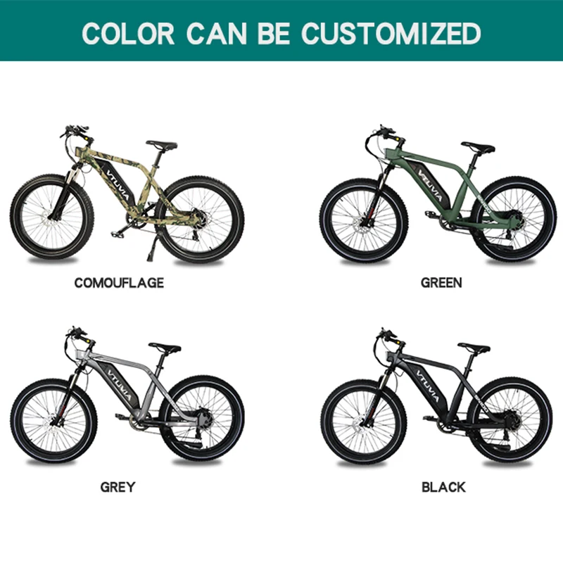 USA Eu Warehouse 250W 750w 36V 48v Lithium Battery Fat Tire Electric Mountain Bike Factory Ebike Bicycle For Adults