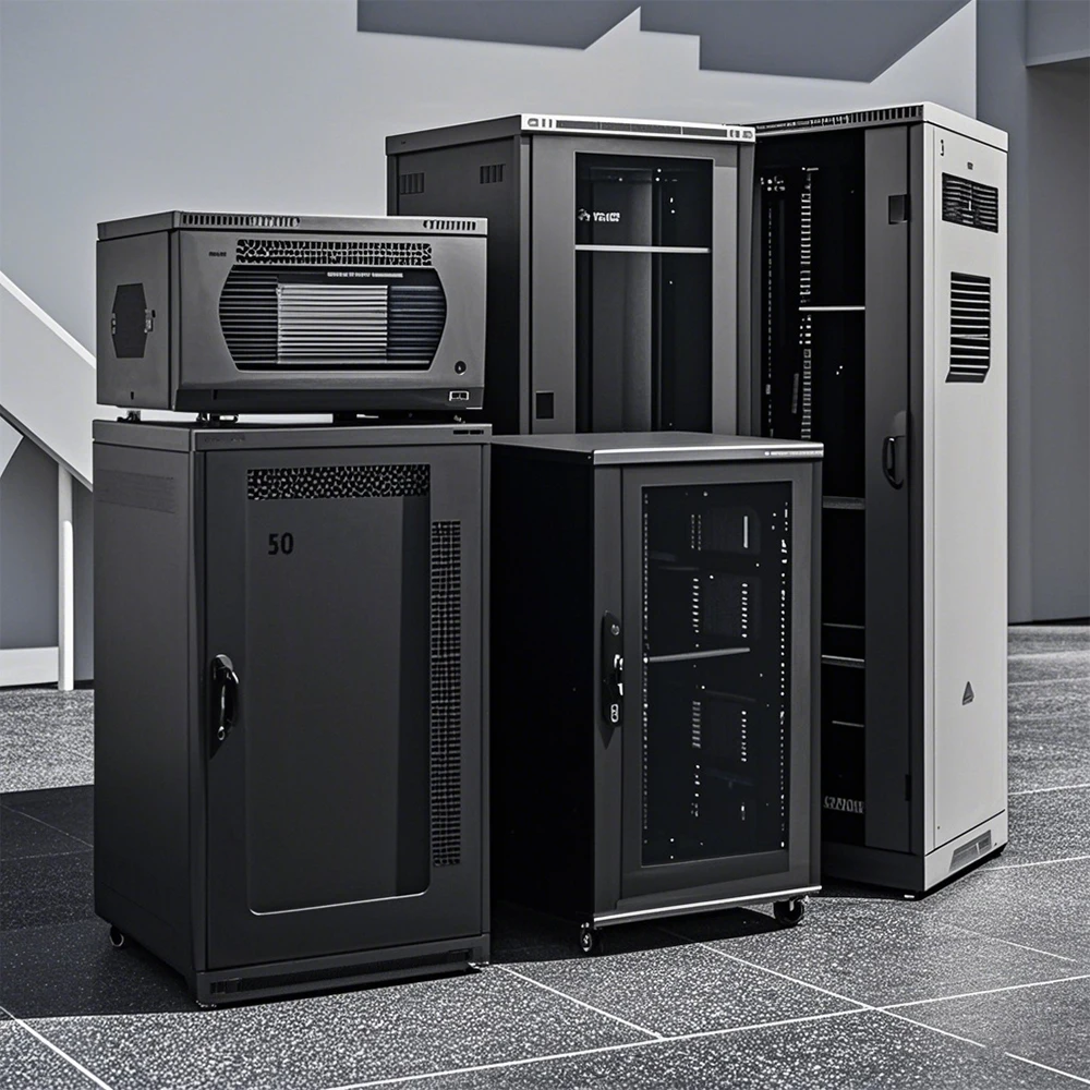 Best DIY 12u Communication Equipment Server Rack with Lockable Data Cabinet Different Sizes 42u Network Application Stock Sale