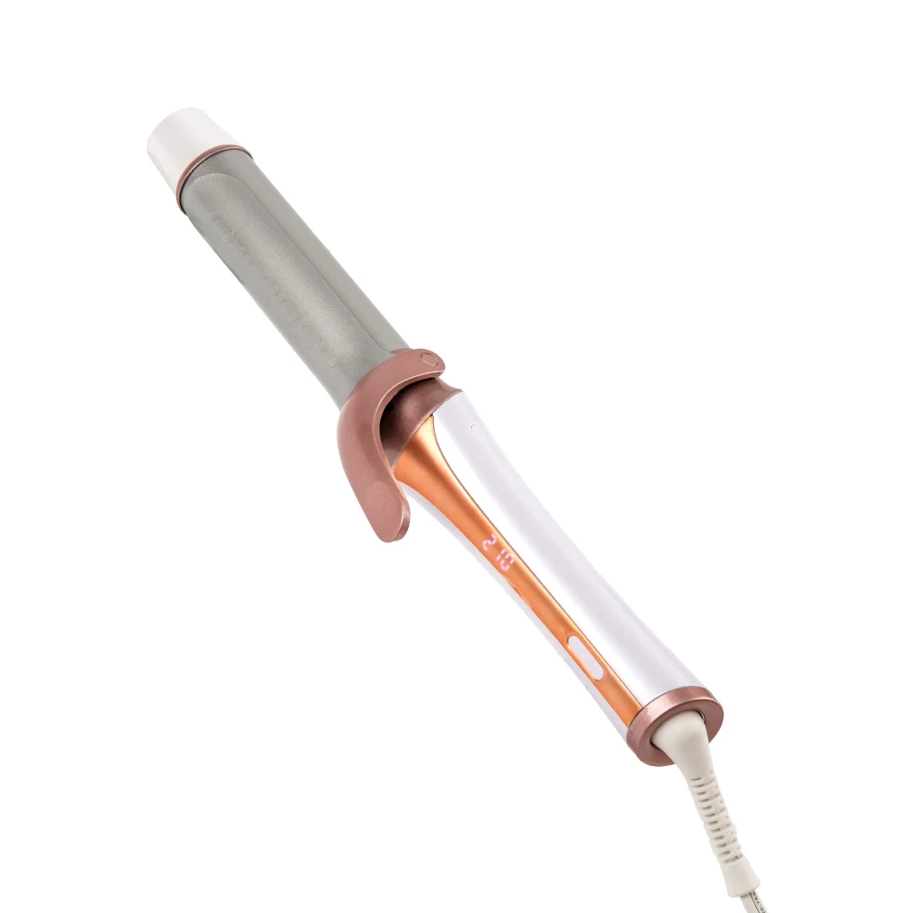 Custom Logo Professional Ceramic Curly Irons Magic Wave Rotating Curling Iron Wand Hair Curler