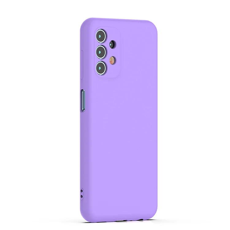 2.0mm silicone rubber case  for samsung A13  case shockproof soft microfiber cover for samsung A33 A53 A73 silicone case