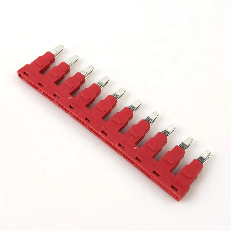 6mm2x10 CE terminal busbar  brass upper bridge
