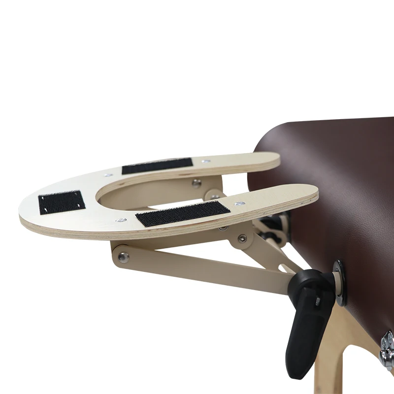 Cambodia Factory Manufacture Wholesale Portable Massage Table Accessories Wooden Face Cradle for Massage Table