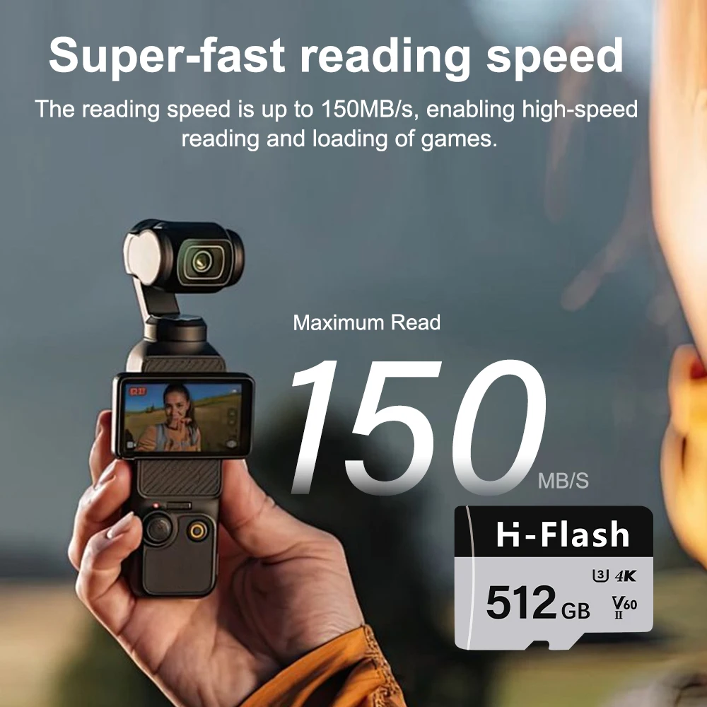 H-Flash High quality tf card 8gb 16gb 32gb 64gb 128gb 256gb 512gb sd memory card for phone camera driving recorder video game