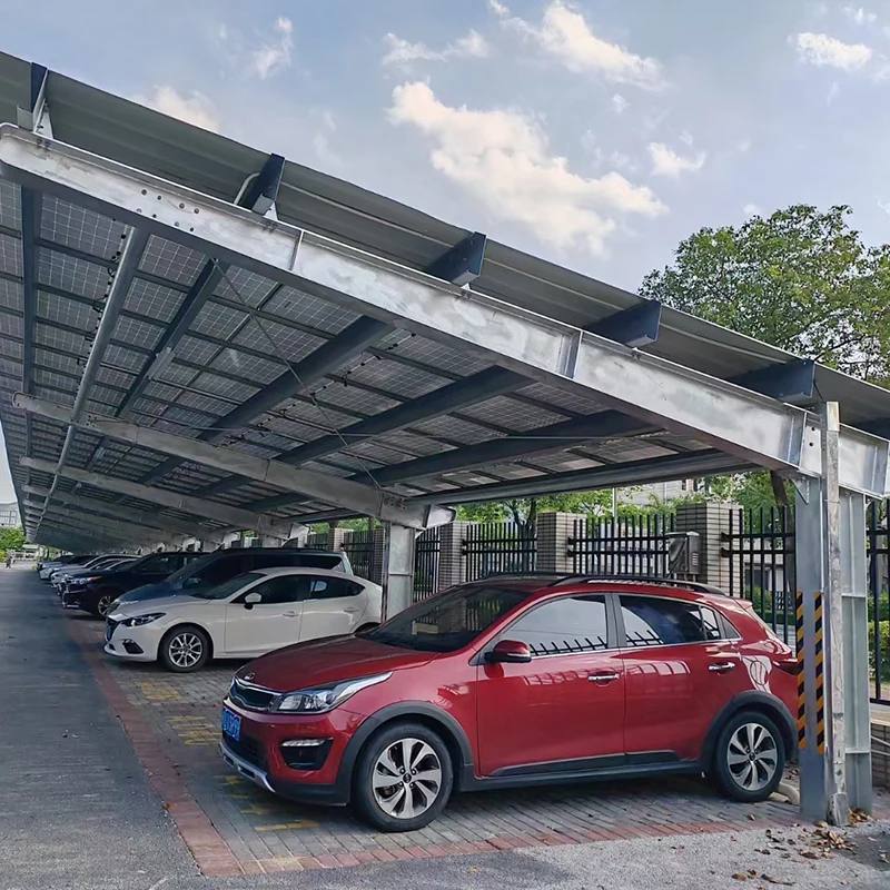 Wholesale Stainless Steel Carbon Steel Solar Energy Carport Mounting System Waterproof PV Parking Structure for Solar Carports