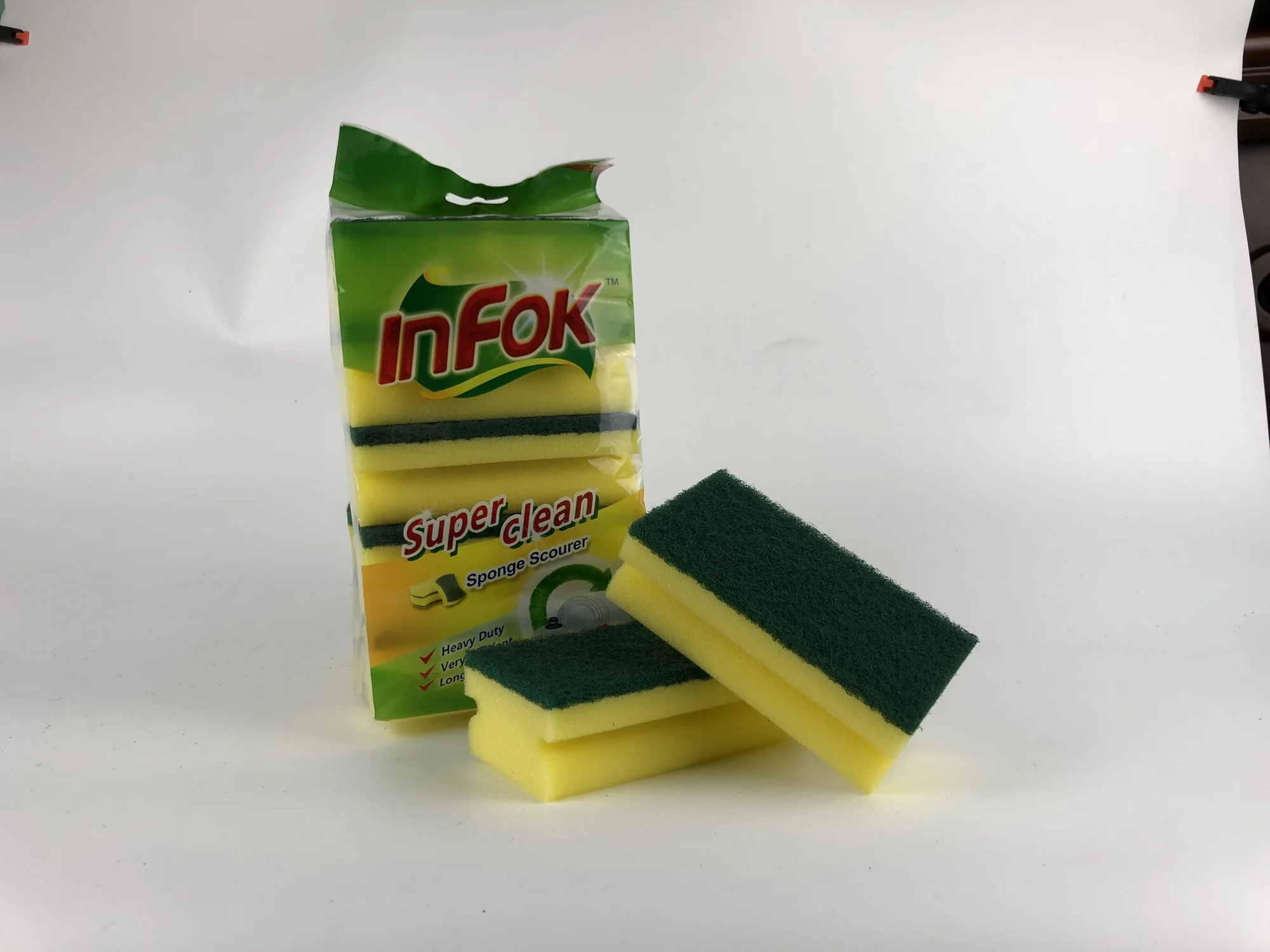 Factory Wholesale Washing Brush Sponge Dishes Wholesale Scourer Kitchen Polishing Bamboo Scouring Pads