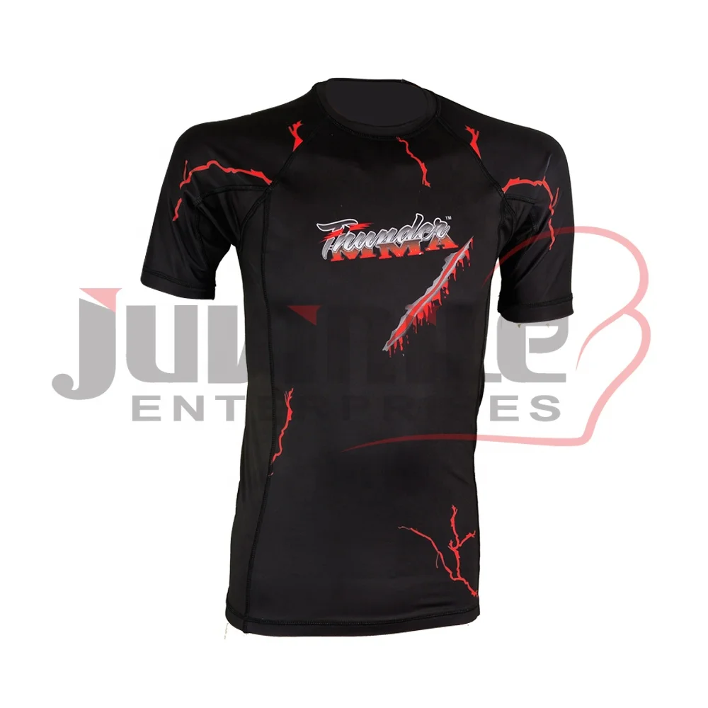 OEM Design compression mma rash guard,oem mma rashguard,custom sublimated printed men