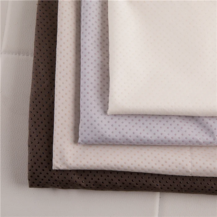 PVC dotted silicone nonslip Anti slip twill 100% polyester fabric for mattress / sofa cover bottom/ under the slippers