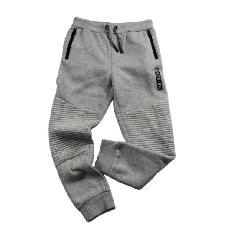 
Wholesale Popular Sports Custom Jogger Pants Boy Black Sport Running Jogging Pant 