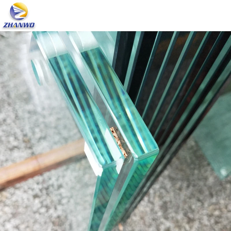 China Manufacturer 6.3 Mm 8.3 Mm 10.3 Mm Pvb Film Safety Building Tempered Laminated Glass Curtain Wal