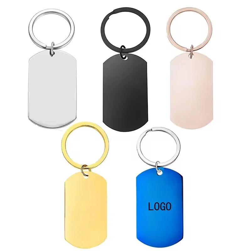 Innovative Product 2024 Branded Keyholder Stainless Steel Blank Keyholder Souvenir Gifts Key Holder Chain Durable Steel Keychain