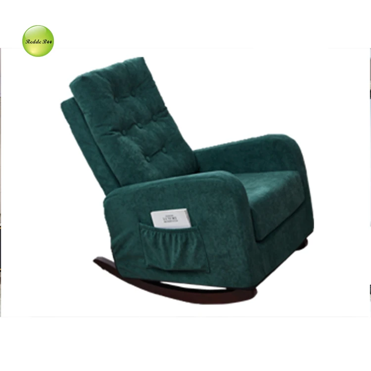 Rocking Design Leisure Recliner Sofa Chair Single Fabric Lounge Living Room Accent Chairs