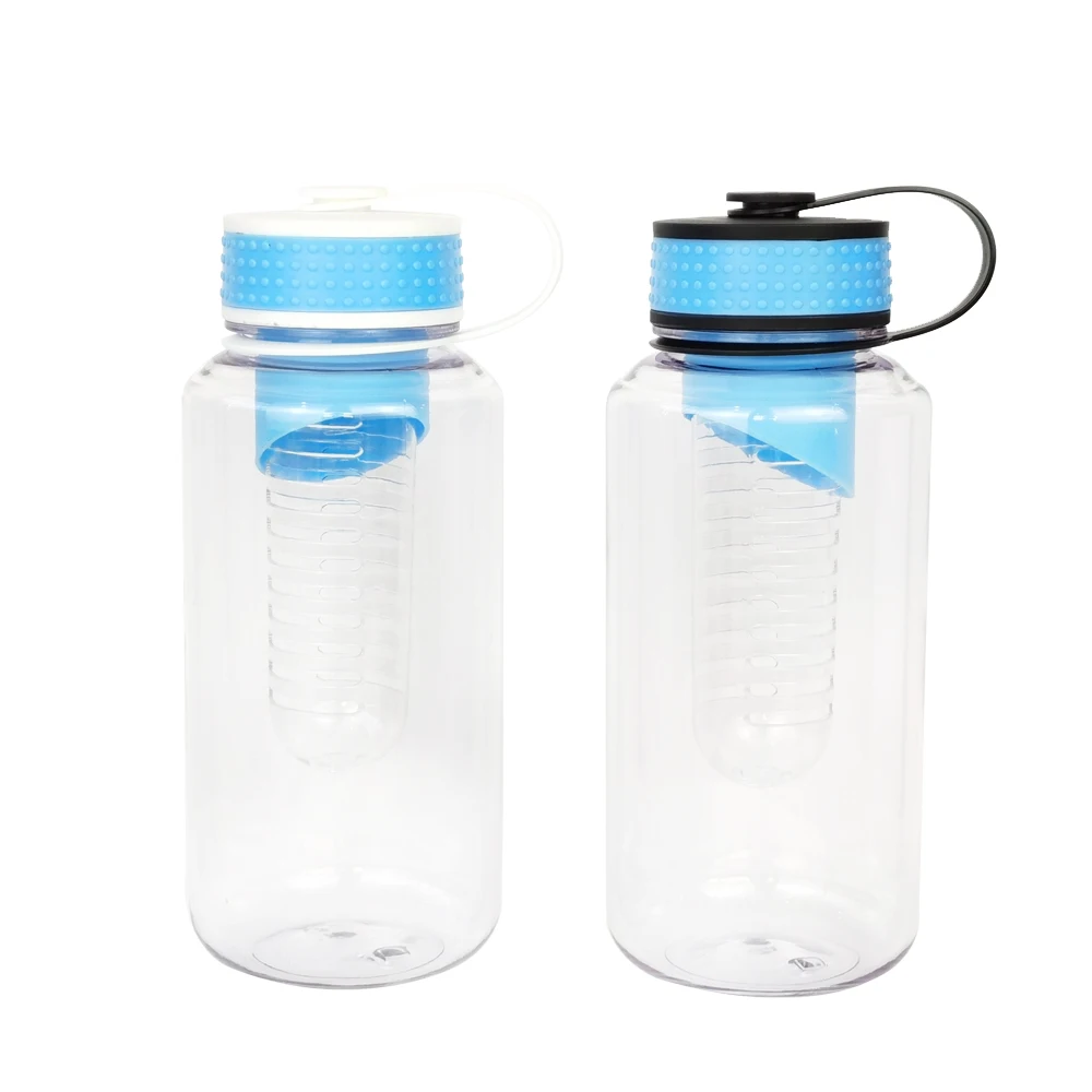 
2021new promotion prices 500ml 750ml 1000 ml 1liter empty bpa-free plastic water bottle modern sport water bottle with infuser 