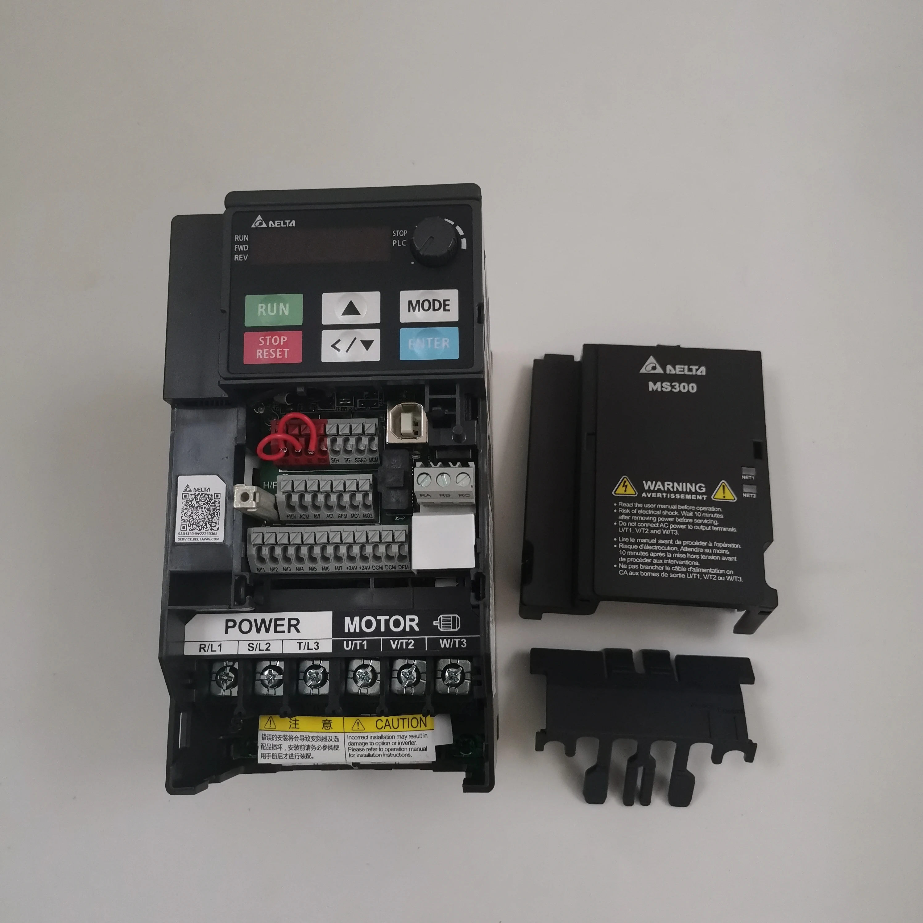 Delta Standard Compact AC Drive MS300 Series Three-Phase 460V Inverter 2.2KW VFD5A5MS43ANSAA Frequency converter