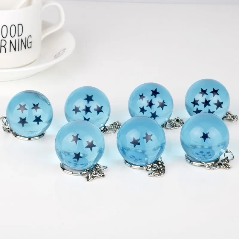 Hot Selling Anime Drag-on Ball 1-7 Stars Wishing Drag-on Seven Beads Pendant Keychain