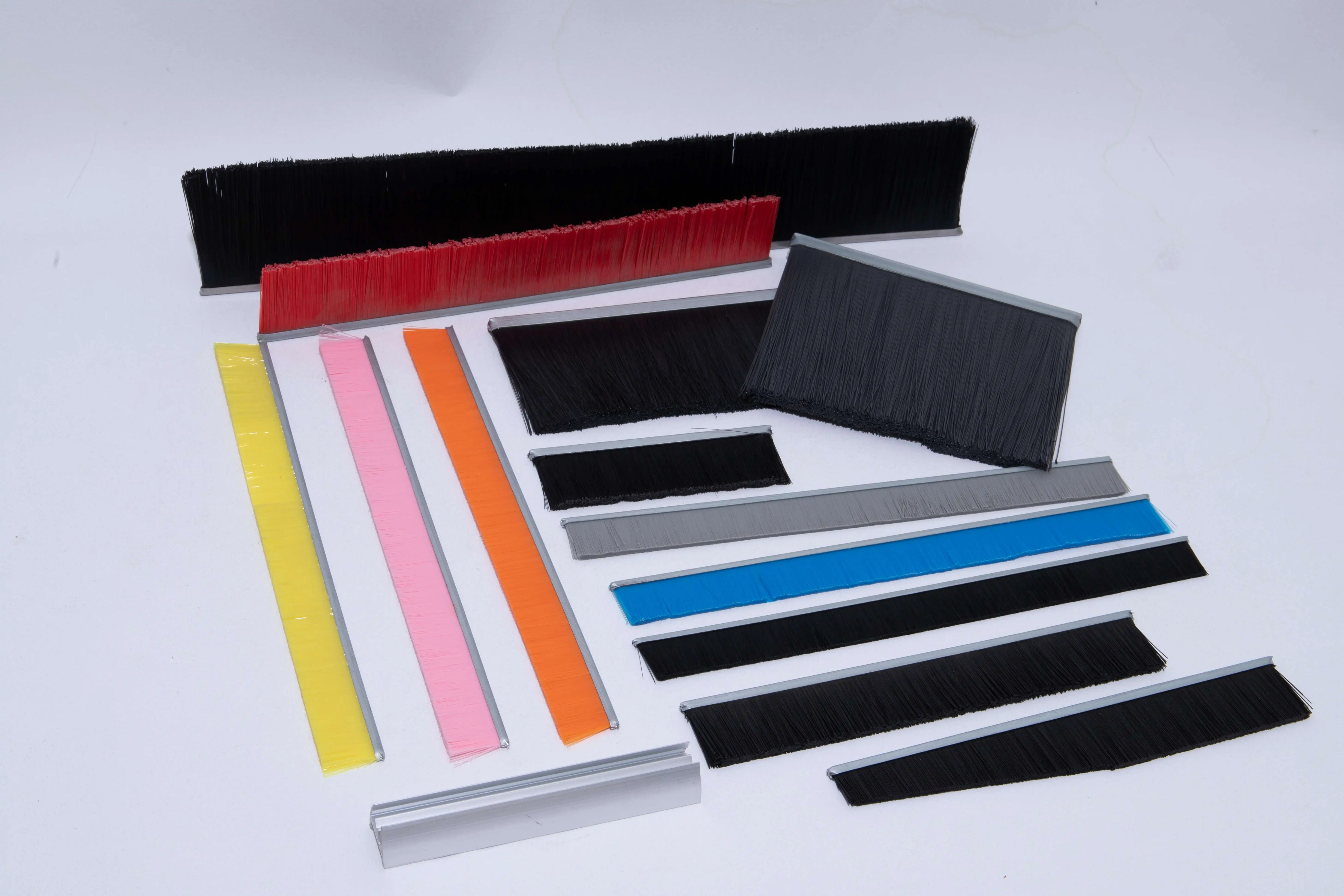 threshold seals strip brush aluminium outdoor door brush strips