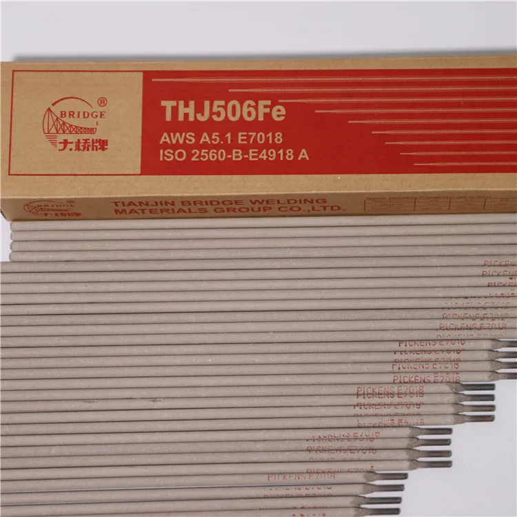 Tianjin Hot Supply Bridge Rrand Welding Electrode E7018 Price Steel Alloy