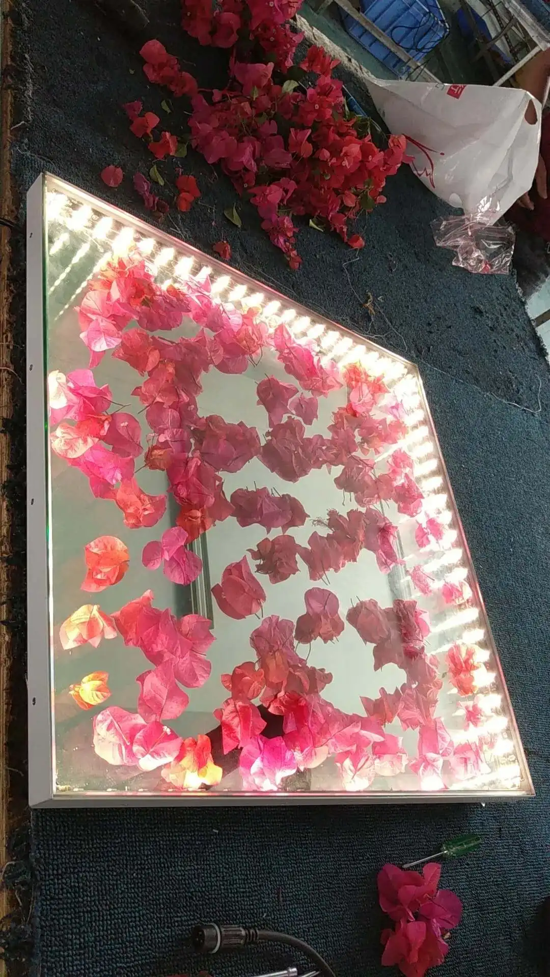 Acs New item  flower dance floor wedding Dance Floor for wedding banquet hire new yor