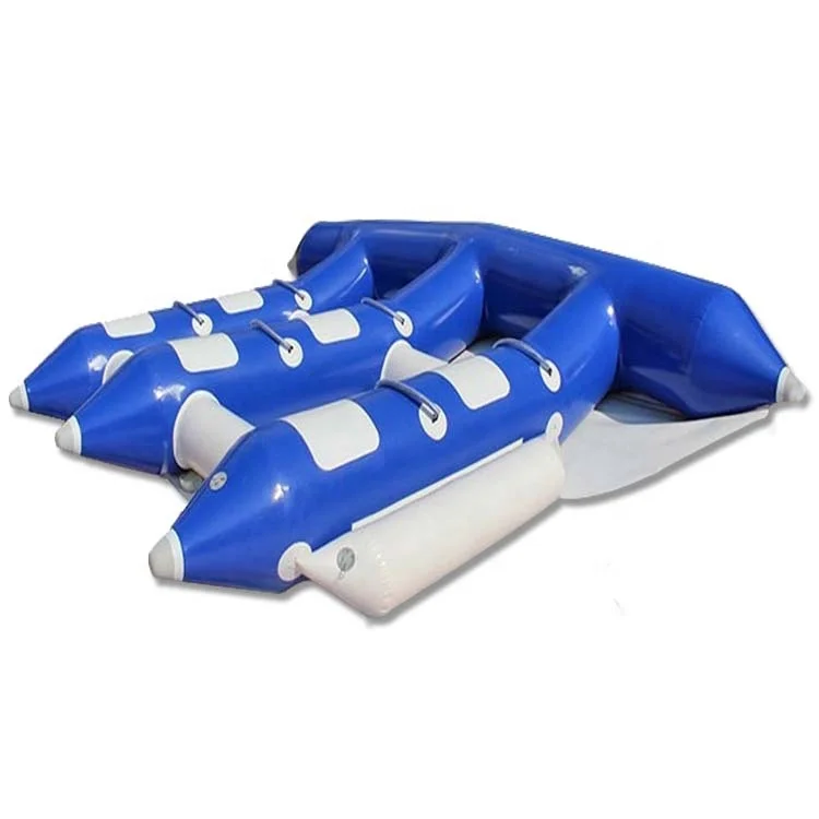 Commercial Inflatable Fly Fish Towable Tube Boat Toys  For Water Recreation