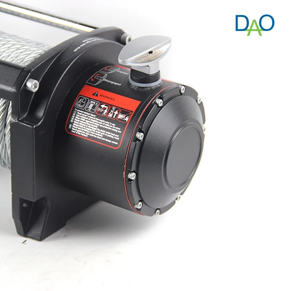 DAO Professional 10000lbs 12000lbs 15000 lbs hydraulic winches for sale truck winch 5 ton