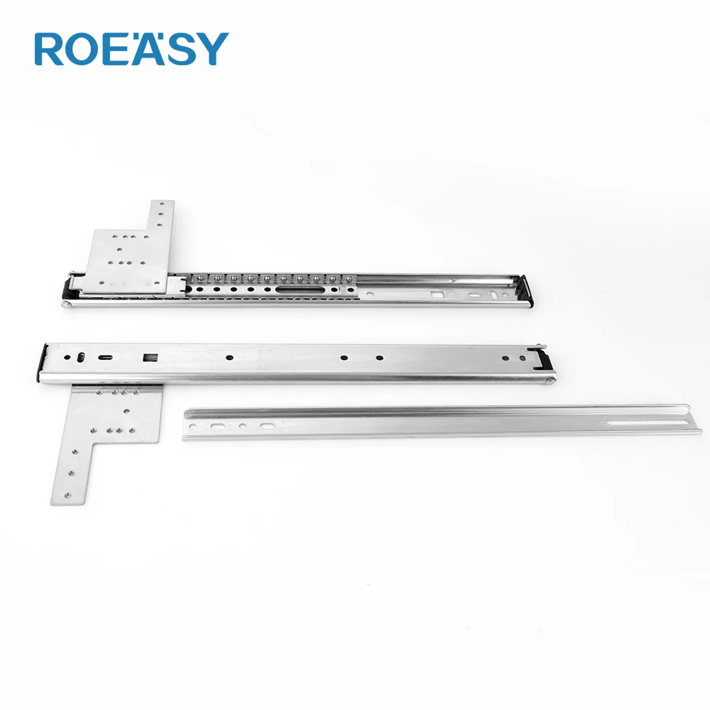 ROEASY bookcase tv cabinet pocket door track slide system flipper door slide wardrobe rail